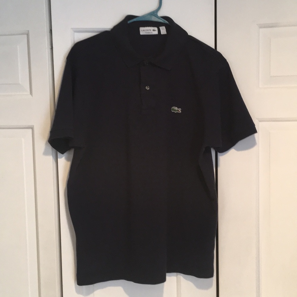 Mens XL Navy Lacoste Polo